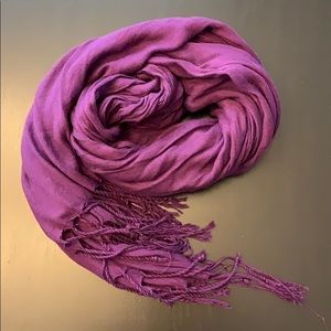 Purple scarf